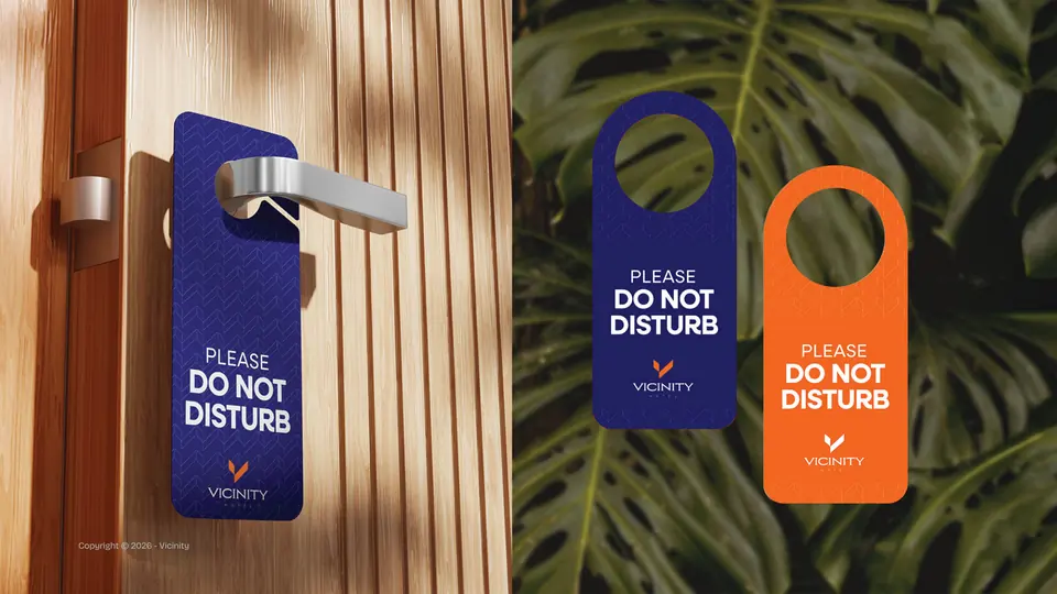 Vicinity Hotel: Door hangers